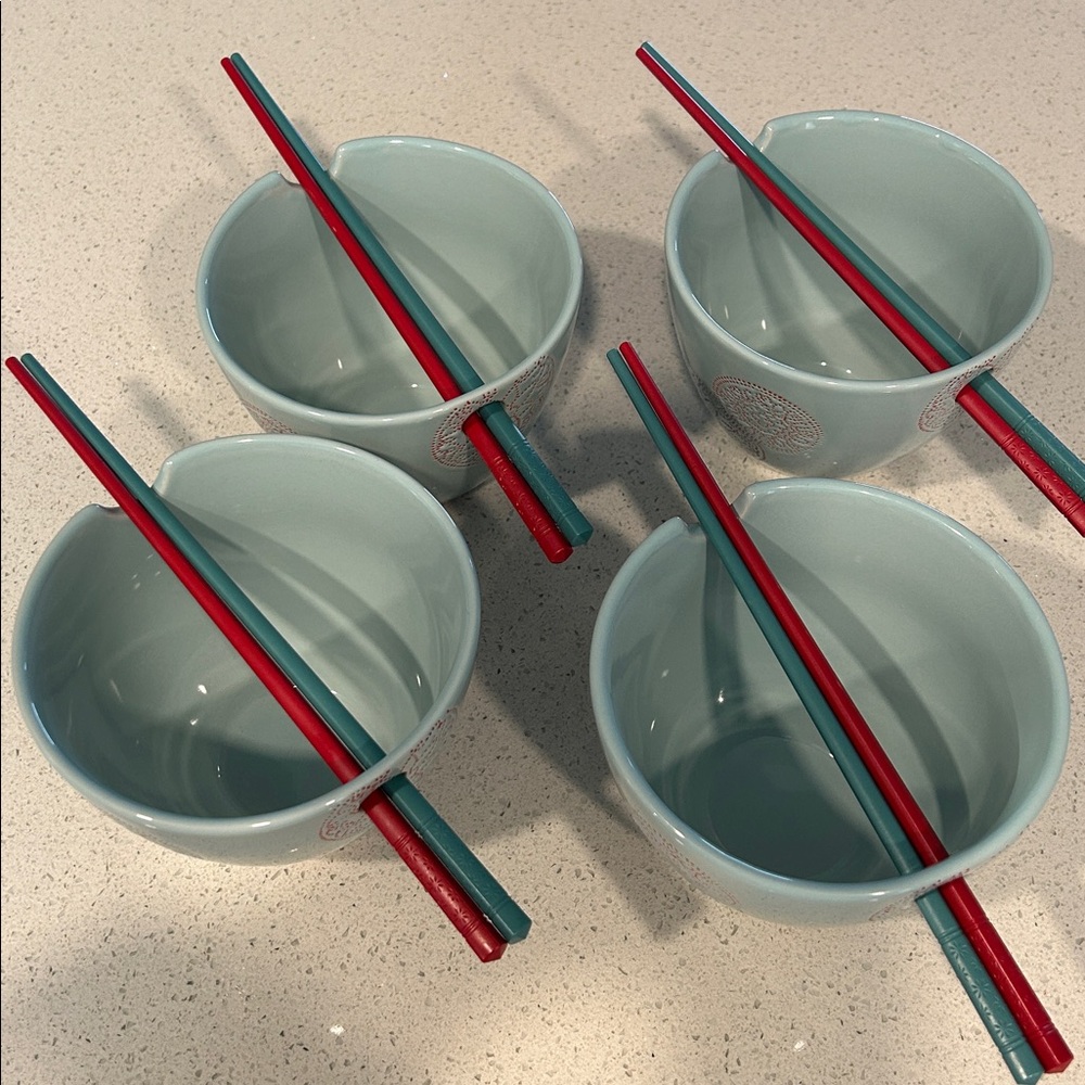 Torre & Tagus Chopsticks Bowl Set NWOT - Picture 11 of 14